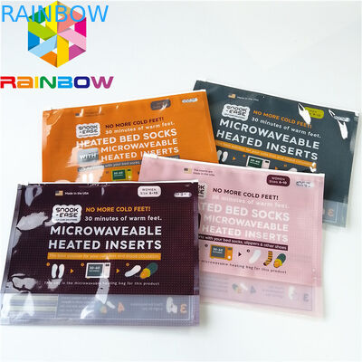 ชุดชั้นในบุรุษเสื้อผ้าถุงพลาสติกบรรจุภัณฑ์ยืนขึ้นเลื่อนถุงซิปที่กำหนดเอง