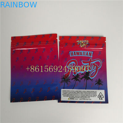 พลาสติกซิปล็อคบรรจุภัณฑ์ธูปสมุนไพรป่าชาย Runtz วัชพืชกระเป๋าคุกกี้