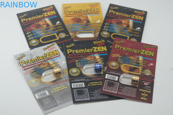 บรรจุภัณฑ์พลาสติกพุพองกันน้ำแรด 7 5000 ชายเสริมยาทางเพศ