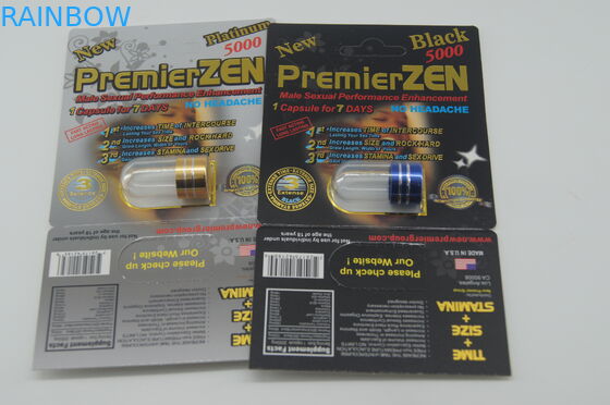 บรรจุภัณฑ์พลาสติกพุพองกันน้ำแรด 7 5000 ชายเสริมยาทางเพศ