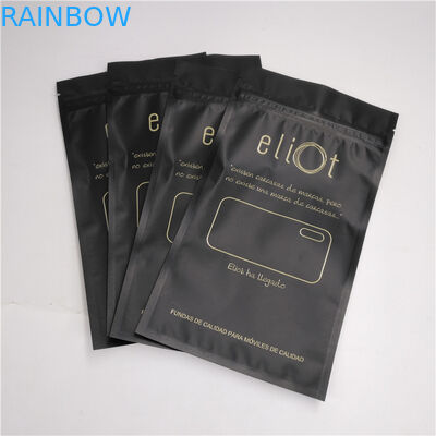 หูฟังโทรศัพท์กรณีบรรจุภัณฑ์เป้าเสื้อกางเกงถุงพลาสติก Ziplock ขนาดที่กำหนดเอง