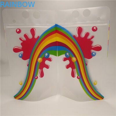 ล้างน้ำผลไม้นมเป้าเสื้อกางเกงกระเป๋าทนทานยืนขึ้นถุงฟอยล์ที่มีการจัดการ