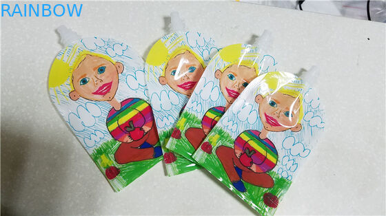 ถุงใส่อาหารหัดดื่มสำหรับเด็กอาหารเครื่องดื่มน้ำผลไม้ภาชนะบรรจุที่ปิดสนิท