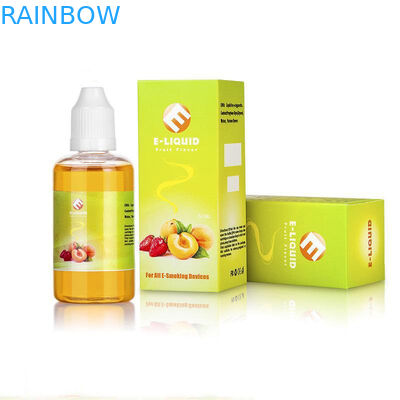 บรรจุภัณฑ์กล่องกระดาษพับได้ 10ml 15ml 30ml CBD Oil E Liquid ขวดสติ๊กเกอร์