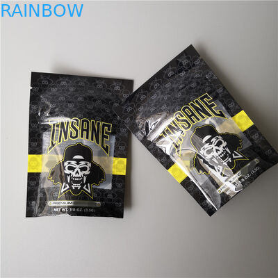 กลิ่นพิสูจน์บรรจุถุงพลาสติก Ziplock แคลิฟอร์เนียคุกกี้บรรจุภัณฑ์ผิวด้าน