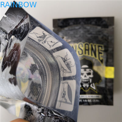 กลิ่นพิสูจน์บรรจุถุงพลาสติก Ziplock แคลิฟอร์เนียคุกกี้บรรจุภัณฑ์ผิวด้าน