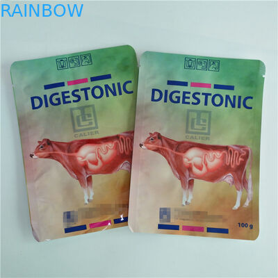 ไนจีเรียที่กำหนดเองพิมพ์ถุงบรรจุภัณฑ์อาหาร 100 กรัม 150 กรัมเครื่องเทศสายเลือดแพ็ค