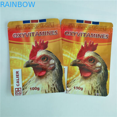 ไนจีเรียที่กำหนดเองพิมพ์ถุงบรรจุภัณฑ์อาหาร 100 กรัม 150 กรัมเครื่องเทศสายเลือดแพ็ค