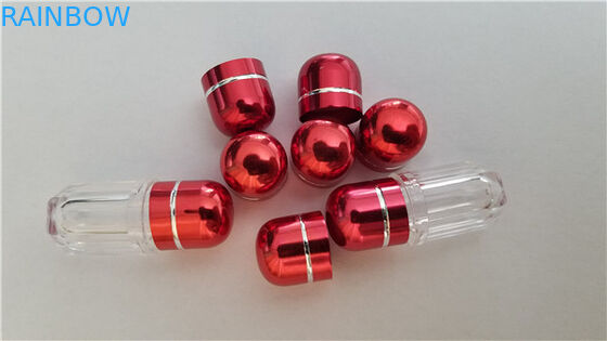 พลาสติกใสยาบรรจุขวดแรดบรรจุแคปซูลโลหะสีสันสดใสสำหรับการ์ด 3 มิติ