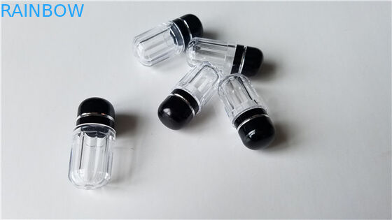 พลาสติกใสยาบรรจุขวดแรดบรรจุแคปซูลโลหะสีสันสดใสสำหรับการ์ด 3 มิติ