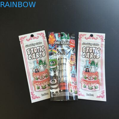 Mylar ฟอยล์ถุงพลาสติกบรรจุภัณฑ์ซิปพิมพ์แบบกำหนดเองสำหรับห่อยาสูบซิการ์