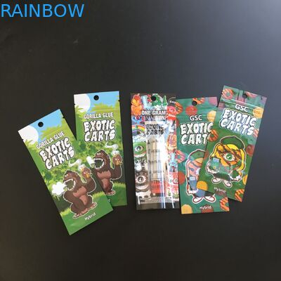 Mylar ฟอยล์ถุงพลาสติกบรรจุภัณฑ์ซิปพิมพ์แบบกำหนดเองสำหรับห่อยาสูบซิการ์