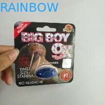 บรรจุภัณฑ์บัตรตุ่มพิมพ์แบบกำหนดเอง Big Boy / Rhino Mamba สำหรับบรรจุภัณฑ์แบบแคปซูล / เพชร