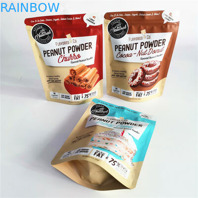 8oz ผงอลูมิเนียมฟอยล์ถุงความชื้นหลักฐานถุงปรับแต่งสำหรับบรรจุอาหาร