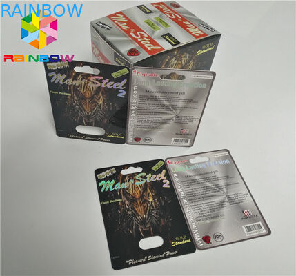 พิมพ์ UV บรรจุภัณฑ์บัตรตุ่ม CBD น้ำมันขวดกระดาษการ์ดตุ่ม / ตลับ Vape อิเล็กทรอนิกส์