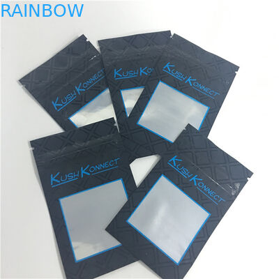 Ziplock ศัสตรา Mylar บรรจุภัณฑ์สมุนไพรที่กำหนดเองพิมพ์ความหนา 120-140 ไมครอน