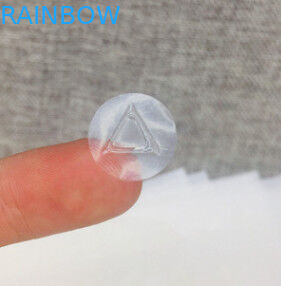 PET ชัดเจนหดแขนเสื้อป้ายอักษรเบรลล์สติกเกอร์คำเตือนสัมผัสกาวชนิดสามเหลี่ยม