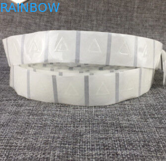 PET ชัดเจนหดแขนเสื้อป้ายอักษรเบรลล์สติกเกอร์คำเตือนสัมผัสกาวชนิดสามเหลี่ยม