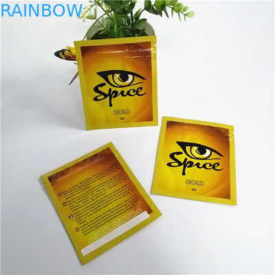 อลูมิเนียมเกรดอาหารฟอยล์ Stand Up กระเป๋าบรรจุภัณฑ์ขนม Cbd Gummy Bears บรรจุภัณฑ์