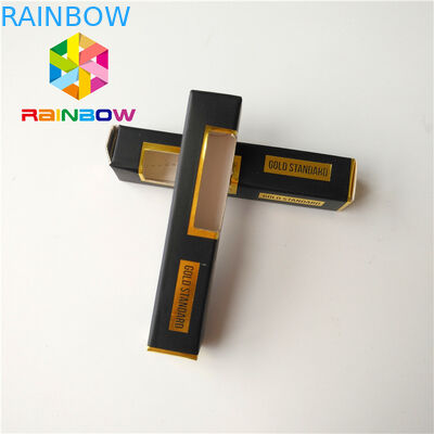 การออกแบบที่กำหนดเอง Cbd Vape ตลับ Mylar ถุงบรรจุภัณฑ์พื้นผิวด้านเสร็จ