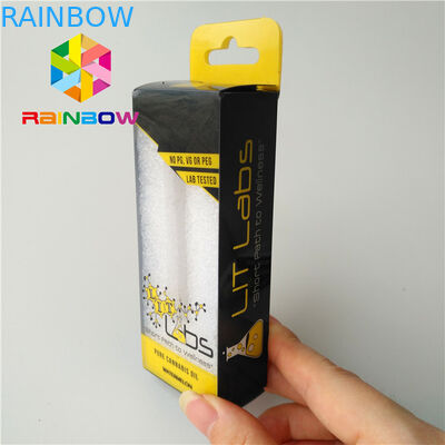 การออกแบบที่กำหนดเอง Cbd Vape ตลับ Mylar ถุงบรรจุภัณฑ์พื้นผิวด้านเสร็จ