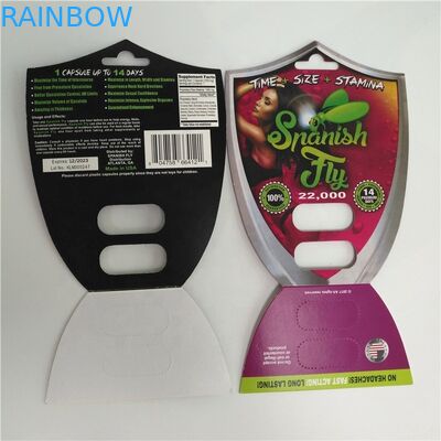 บรรจุภัณฑ์ยาบรรจุภัณฑ์บัตรยาสเปน Fly 2000 ชายเสริมยาบรรจุ