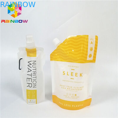 เครื่องดื่มน้ำผลไม้ถุงพวยบรรจุภัณฑ์รั่วซึมลามิเนตสำหรับเครื่องดื่ม