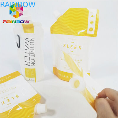 เครื่องดื่มน้ำผลไม้ถุงพวยบรรจุภัณฑ์รั่วซึมลามิเนตสำหรับเครื่องดื่ม