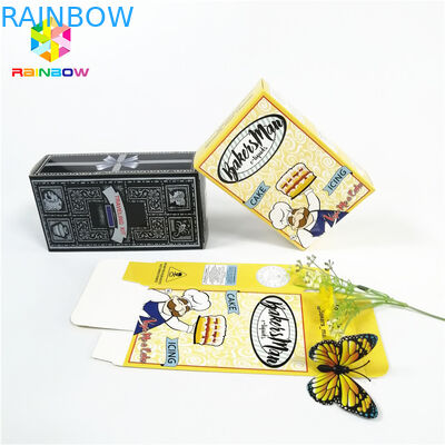 รีไซเคิลโลโก้ที่กำหนดเองการออกแบบแบรนด์พิมพ์ยูวีปั๊มร้อนกระดาษการ์ดกล่องที่มีรูแขวนสำหรับเป็นของขวัญเครื่องสำอาง