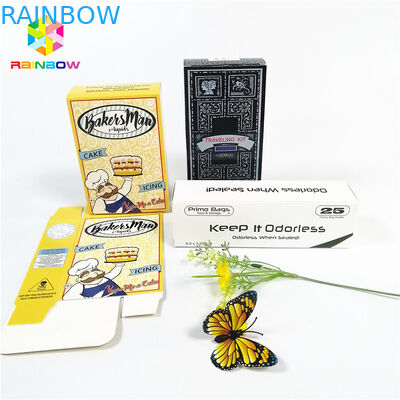 มันวาวเงา OEM ออกแบบโลโก้พิมพ์กล่องกระดาษการ์ดของขวัญเครื่องสำอางขนตาบัตรบรรจุภัณฑ์กล่อง