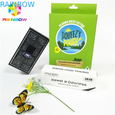 มันวาวเงา OEM ออกแบบโลโก้พิมพ์กล่องกระดาษการ์ดของขวัญเครื่องสำอางขนตาบัตรบรรจุภัณฑ์กล่อง