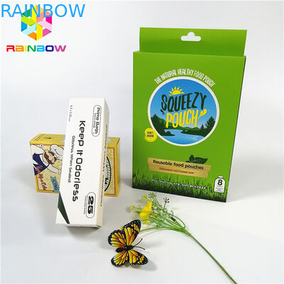 สีเต็มรูปแบบที่กำหนดเองโลโก้ยูวีกล่องกระดาษงานฝีมือที่มีรูแขวนขวดของขวัญกล่องบรรจุเครื่องสำอาง