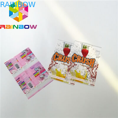 การพิมพ์ฉลากหดตัวแบบกำหนดเองวัสดุพลาสติก PET / PVC พื้นผิวการเคลือบผิวมัน