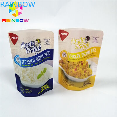 Fleixble ถุงทำอาหารยืนขึ้นถุงบรรจุภัณฑ์เครื่องปิดผนึกสูญญากาศขนาดที่กำหนดเอง