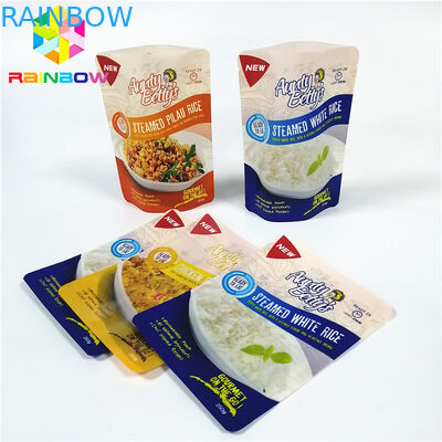 Fleixble ถุงทำอาหารยืนขึ้นถุงบรรจุภัณฑ์เครื่องปิดผนึกสูญญากาศขนาดที่กำหนดเอง