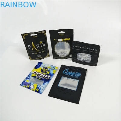 ถุงพลาสติกผนึกบรรจุภัณฑ์ Candy Gummy Bear Cbd Weed Hemp 7g 28g