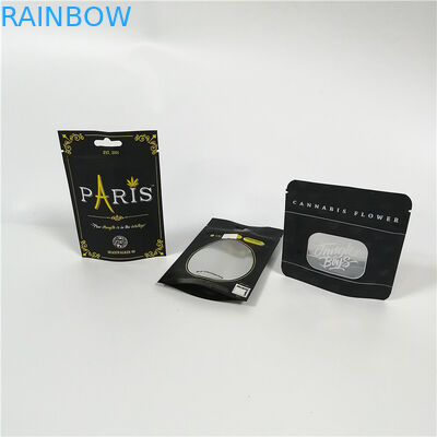 Smell Proof สมุนไพรบรรจุภัณฑ์ Mylar ฟอยล์ถุง 1 / 4oz 1 / 2oz 1oz