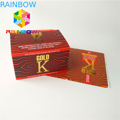 CMYK Color บรรจุภัณฑ์กล่องกระดาษโฆษณา E Liquid Cardboard เคาน์เตอร์จอแสดงผลด้านบน