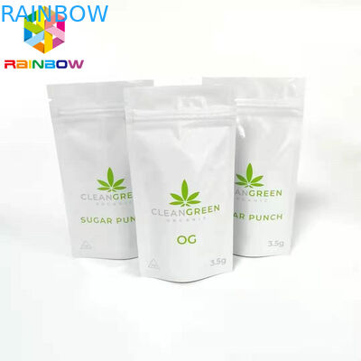 อลูมิเนียมฟอยล์ผนึกบรรจุภัณฑ์ถุงพิมพ์ซิปล็อคพลาสติกเคลือบเงา