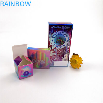 ขนตาที่มีสีสันบรรจุเครื่องสำอางต่อกล่องของขวัญที่กำหนดเอง Shinny โฮโลแกรมประเภท