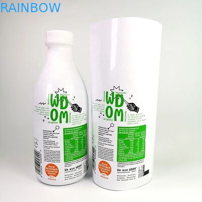 Custom CMYK Color Waterproof High Shrink Speed PET PVC แผ่นบรรจุที่หดตัวด้วยความร้อนสําหรับขวดแก้ว