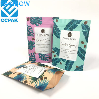 อลูมิเนียมฟอยล์บรรจุถุงบรรจุภัณฑ์ถุงกระดาษกาแฟกระดาษผิวด้านสำหรับชา