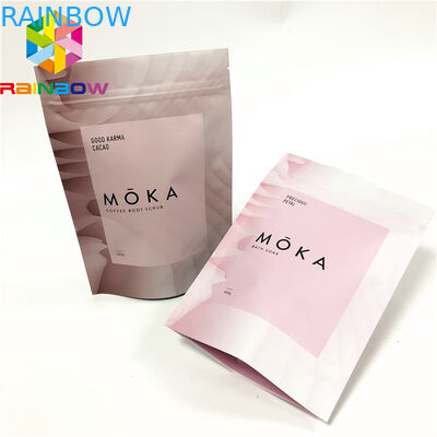 บรรจุภัณฑ์ถุงพลาสติกน้ำหนักเบาอาหารเกรดยืนขึ้นกระเป๋าสำหรับ Cbd Body Scrub