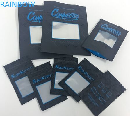 การพิมพ์ดิจิตอล Airtight Zip Lock ถุงอลูมิเนียมฟอยล์ CBD Gummy ถุงเล็ก