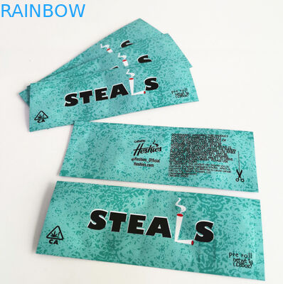 สามด้านถุงพลาสติกปิดผนึกบรรจุภัณฑ์ถุงซิปด้านบนสำหรับกัญชากัญชา CBD