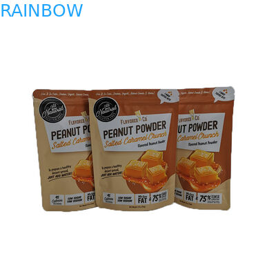 สีสันพิมพ์ขนมขบเคี้ยวถุงบรรจุภัณฑ์อาหาร MOPP VMPET PE อาหารบรรจุโปรตีน