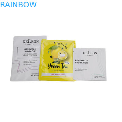 Three Side Seal Pouches Resealable Packaging Bags For Eyelash Extensions Doypack