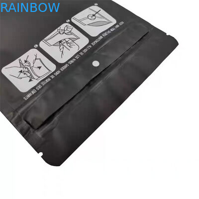 Mylar Plastic Pouches บรรจุภัณฑ์ฟอยล์แบบกำหนดเอง Childproof Ziplock ถุงพลาสติก