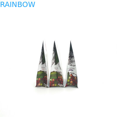 Double Ziplock Mylar กระเป๋าเป้าเสื้อกางเกงถุงพลาสติกย่อยสลายได้พร้อมวาล์ว