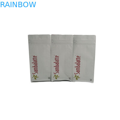 Double Ziplock Mylar กระเป๋าเป้าเสื้อกางเกงถุงพลาสติกย่อยสลายได้พร้อมวาล์ว